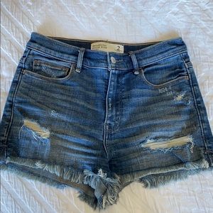 Abercrombie high rise shorts